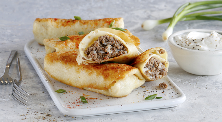 Blinchiki – crepes con la carne