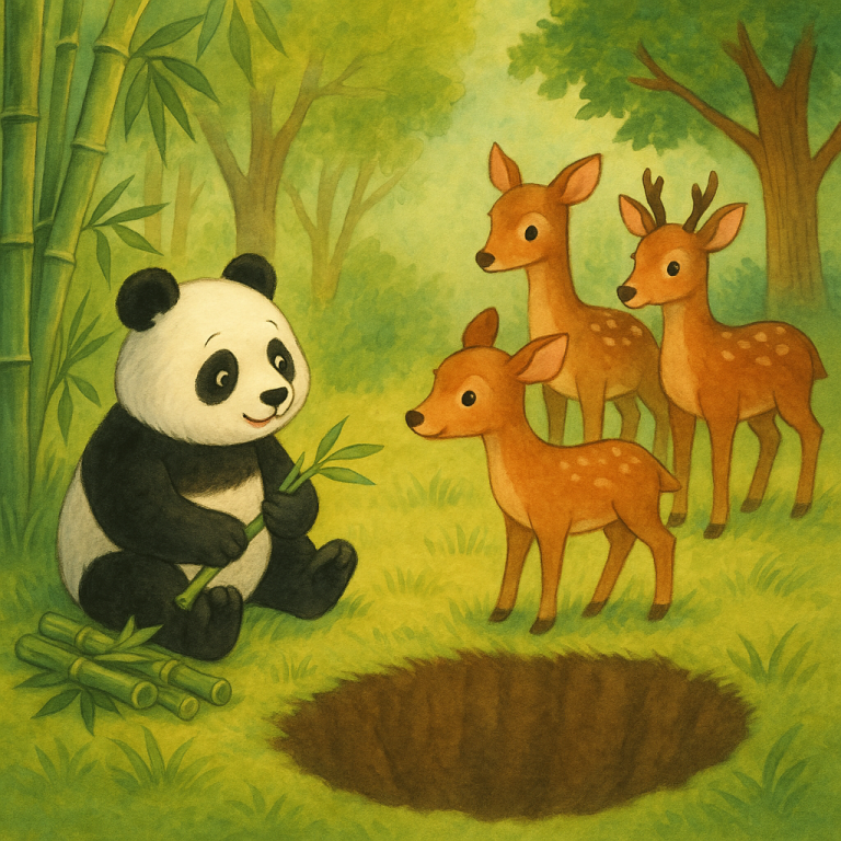 La favola del panda che cercava amici