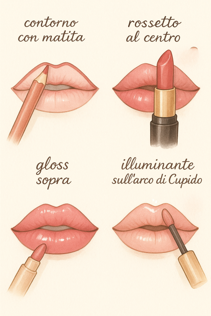 trucco labbra