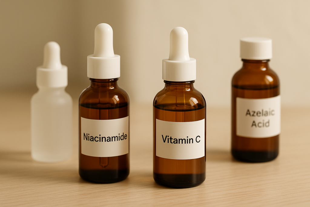 niacinamide vitamina c e acido azelaico