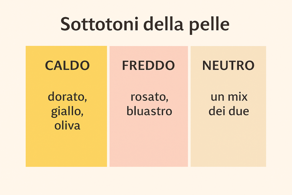 sottotoni della pelle