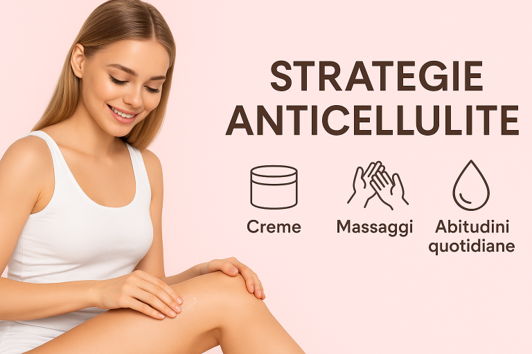 Strategie anticellulite: creme, massaggi e abitudini quotidiane