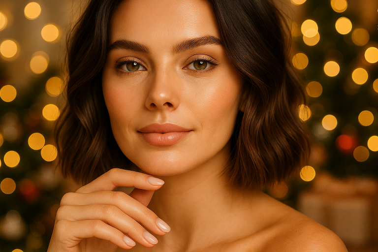 donna truccata skinmalism