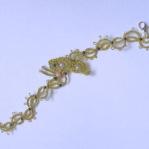 Bracciale tatting Farfalla