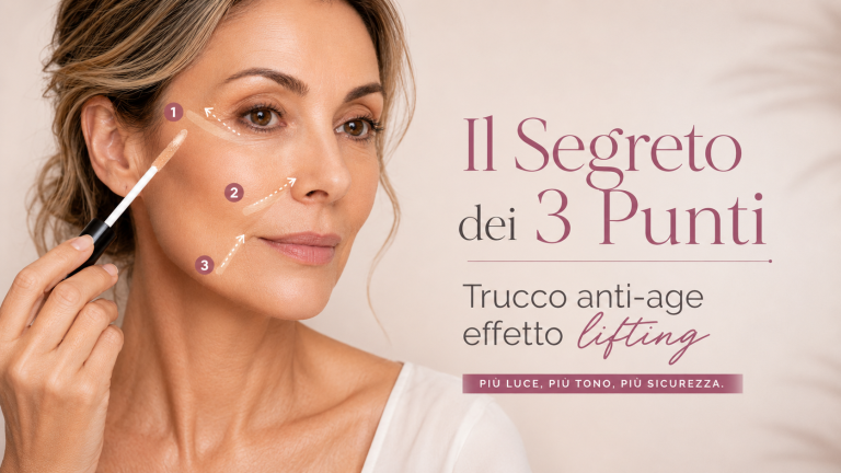 Trucco Anti-Age Effetto Lifting: la Tecnica dei 3 Punti